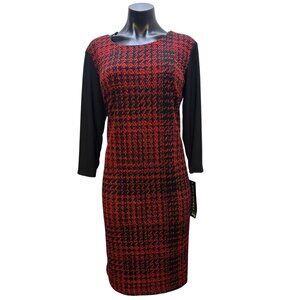 NWT Soft Works Black & Red Dress Size L